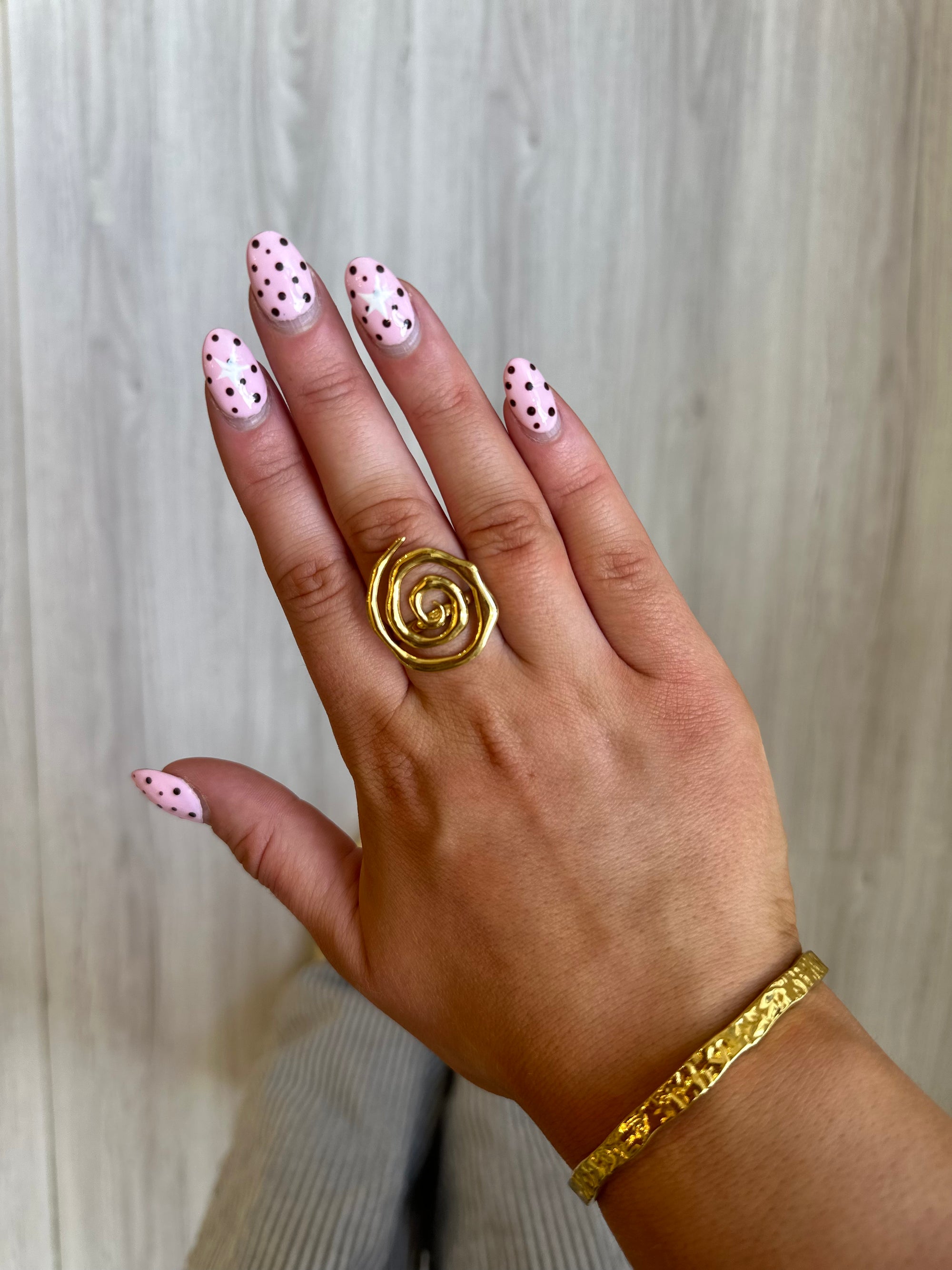 Golden Spiral Ring