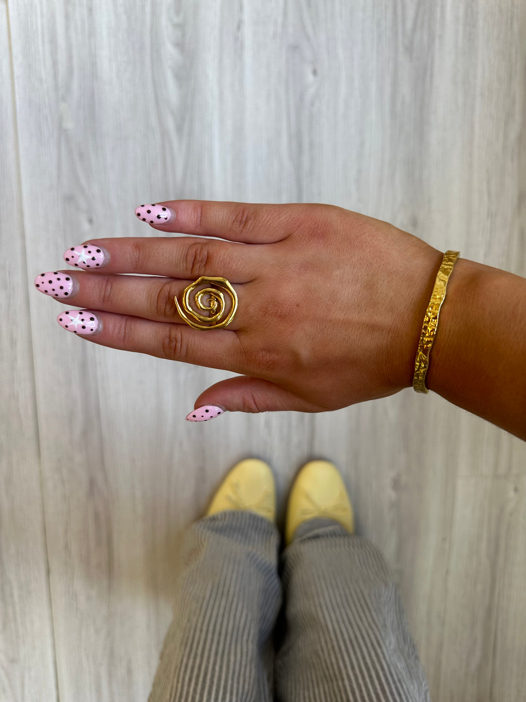 Golden Spiral Ring