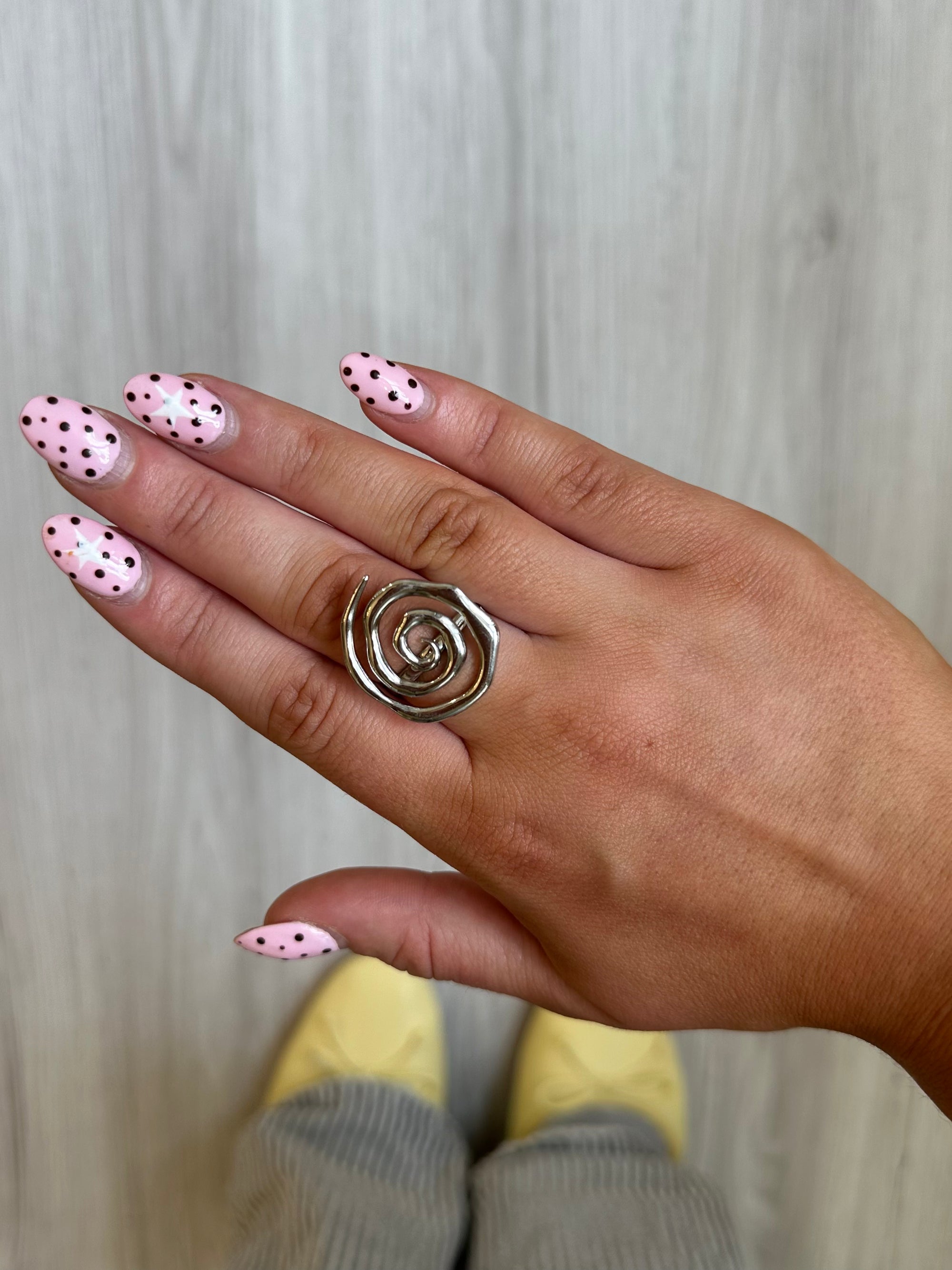 Silver Spiral Ring