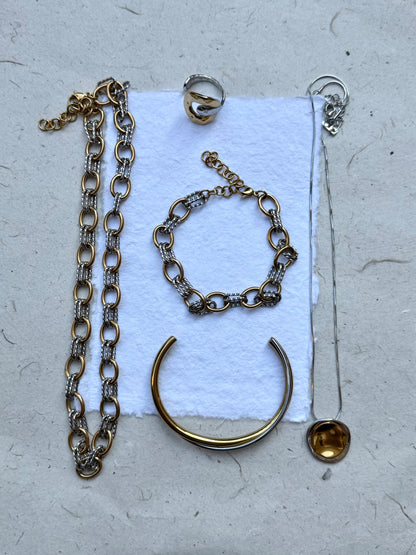 Allie Bracelet Mixed Metal