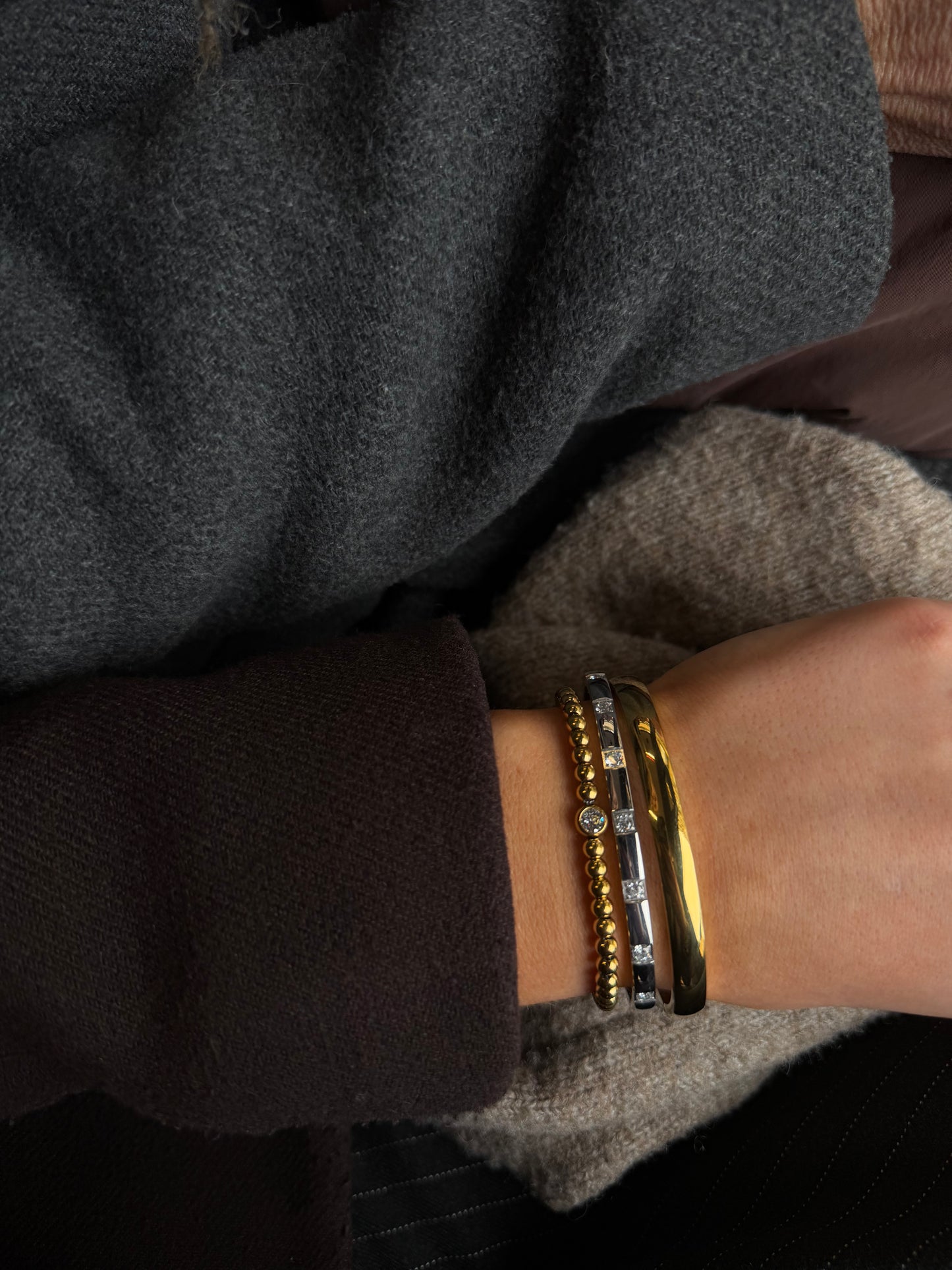 The Blair Silver Bangle