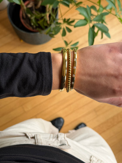The Palmer Gold Bangle