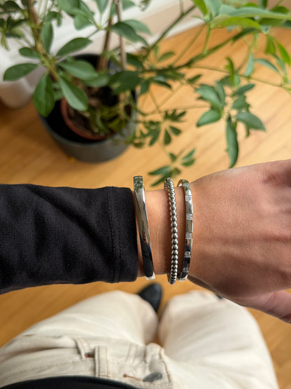 The Blair Silver Bangle