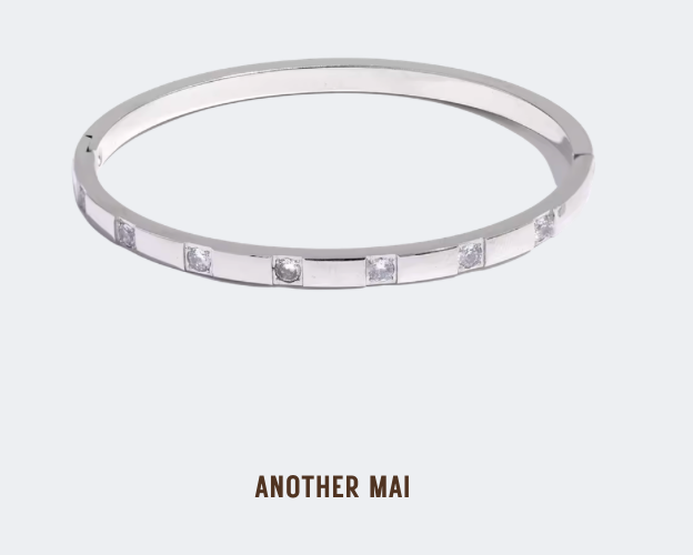The Blair Silver Bangle